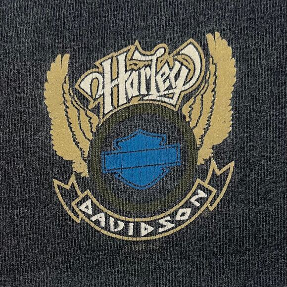 90s Harley Davidson Nashville henley tshirt 1990s vintage - Picture 6 of 10